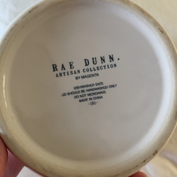 Rae Dunn MARSHMALLOW Cellar container - Picture 3 of 7